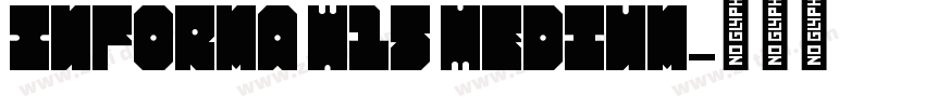 Informa W15 Medium字体转换